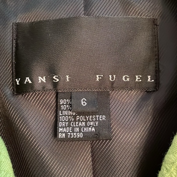 Yansi Fugel fitted wool blazer with pockets size 6 - Picture 6 of 13